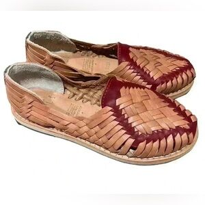 Sol Classic Huaraches Leather Loafers Tan and Brown